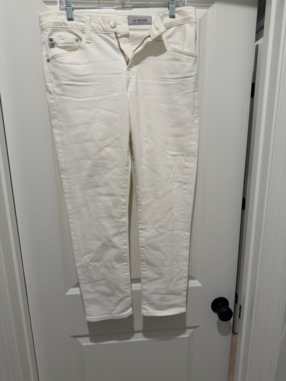 AG Adriano Goldschmied Off-White Skinny Jeans